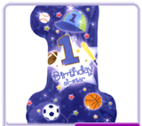 1st Birthday Balloons