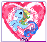 My Little Pony Heart Balloon