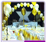 Balloons, Balloon Arch & Chair Covers 